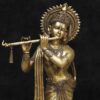 Golden-Krishna-Brass-Statue-Big-Size