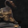 Brass Nandi bull statue for meditation and positivity