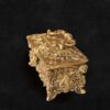 Intricately carved brass jewellery box for gifting