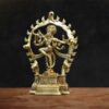 Brass Gajasurasamhara Shiva Statue – Fierce Form of Lord Shiva