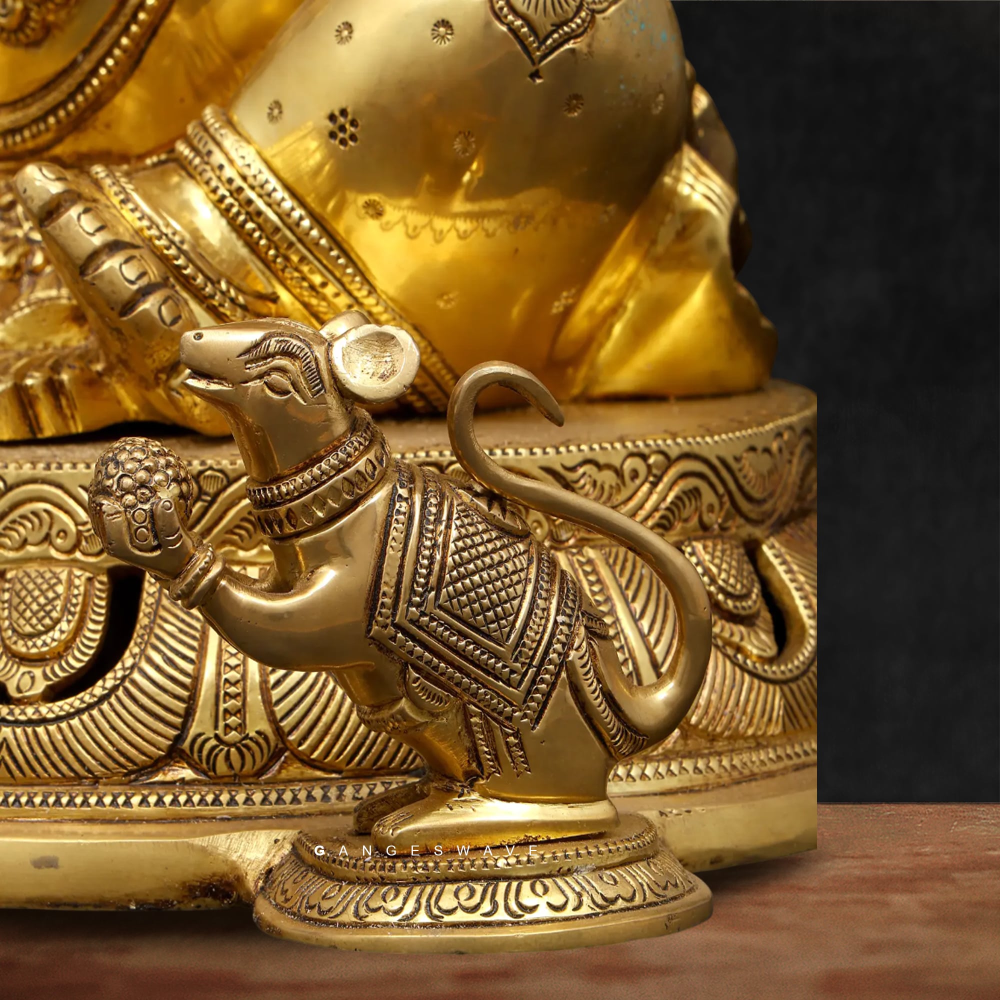 Premium Quality Brass Lord Ganesh Idol for Housewarming Gift