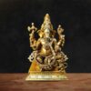 Handcrafted Vighnaharta Brass Ganesh