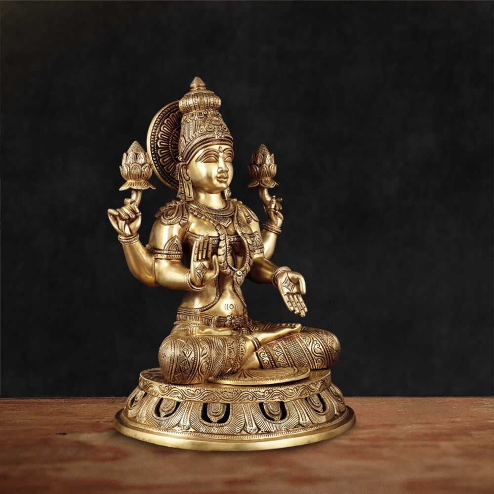 Decorative Brass Lakshmi Murti for Home & Office