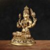 Lakshmi Brass Statue for Prosperity and Wealth