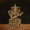 Ma Saraswati Superfine Handcrafted Brass Idol