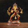 Artisanal Nritya Ganesh Brass Idol - 26 inches