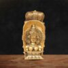 Shiva Parvati Brass Idol – Sacred Hindu Figurine for Home Temple