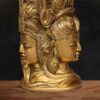 Brass Sculpture of Lord Shiva with Goddess Parvati – Indian Handicraft