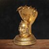 Brass Shiva Mukhalingam face idol for home temple and Vastu décor