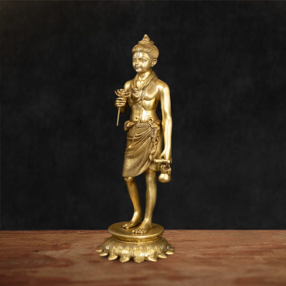 Sree Neelkanth Varni Brass Statue – Handcrafted Hindu Idol for Pooja Mandir and Home Decor