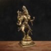Handcrafted Dancing Brass Ardhanarishvara Statue – Shiva Parvati Union Idol