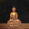 Brass Zen Buddha Statue