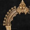 Traditional brass prabhavali for pooja decor