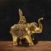 Asthalakshmi Brass Idol on Elephant – 15 inches