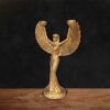 Handcrafted Brass Winged Goddess Candle Holder