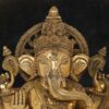 Premium Brass Ganpati Statue for Mandir, Festivals & Housewarming