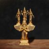 Vishnu Parivar on Garuda Brass Idol - 17 inches