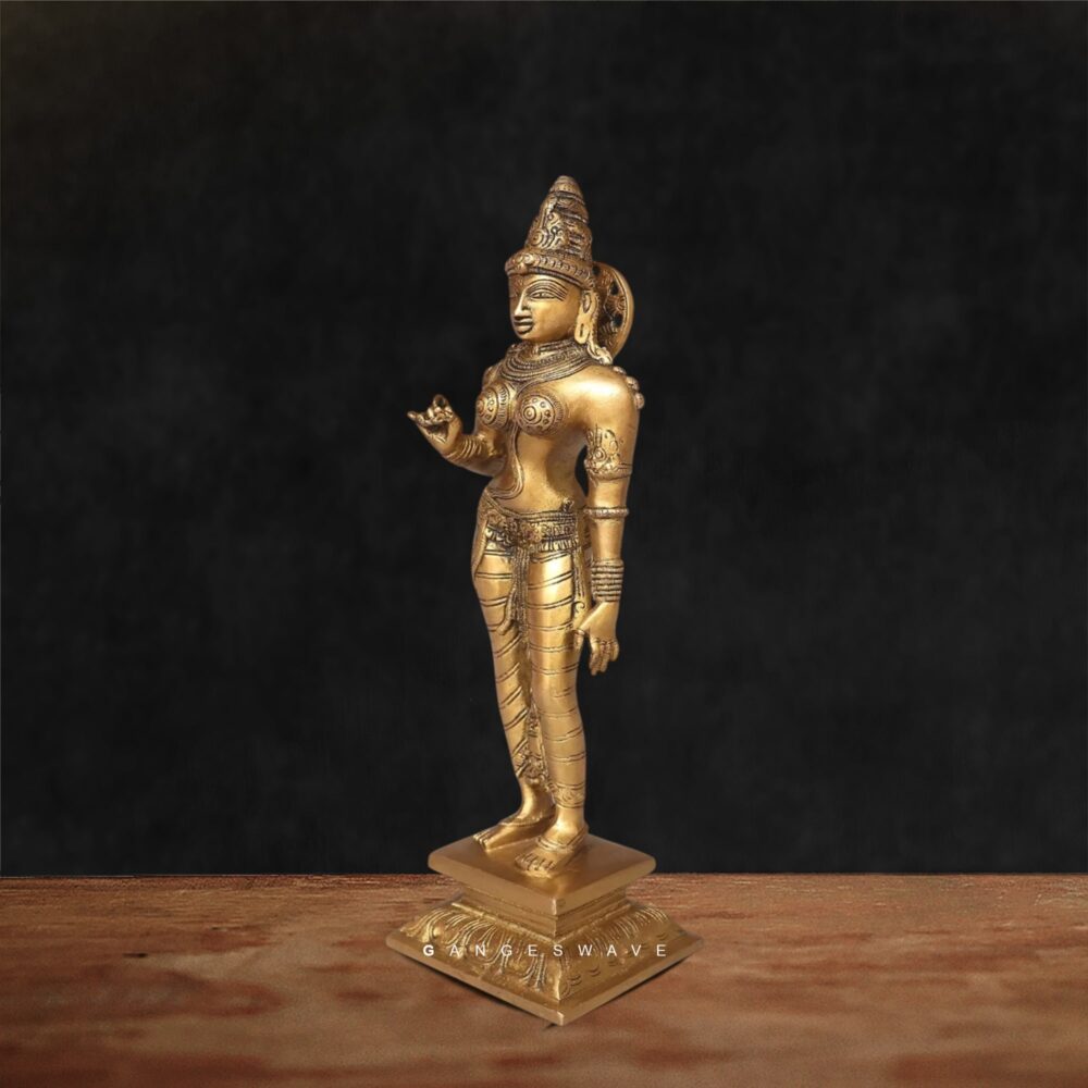 Traditional South Indian brass idol