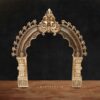 Handmade brass arch frame for Singhasan