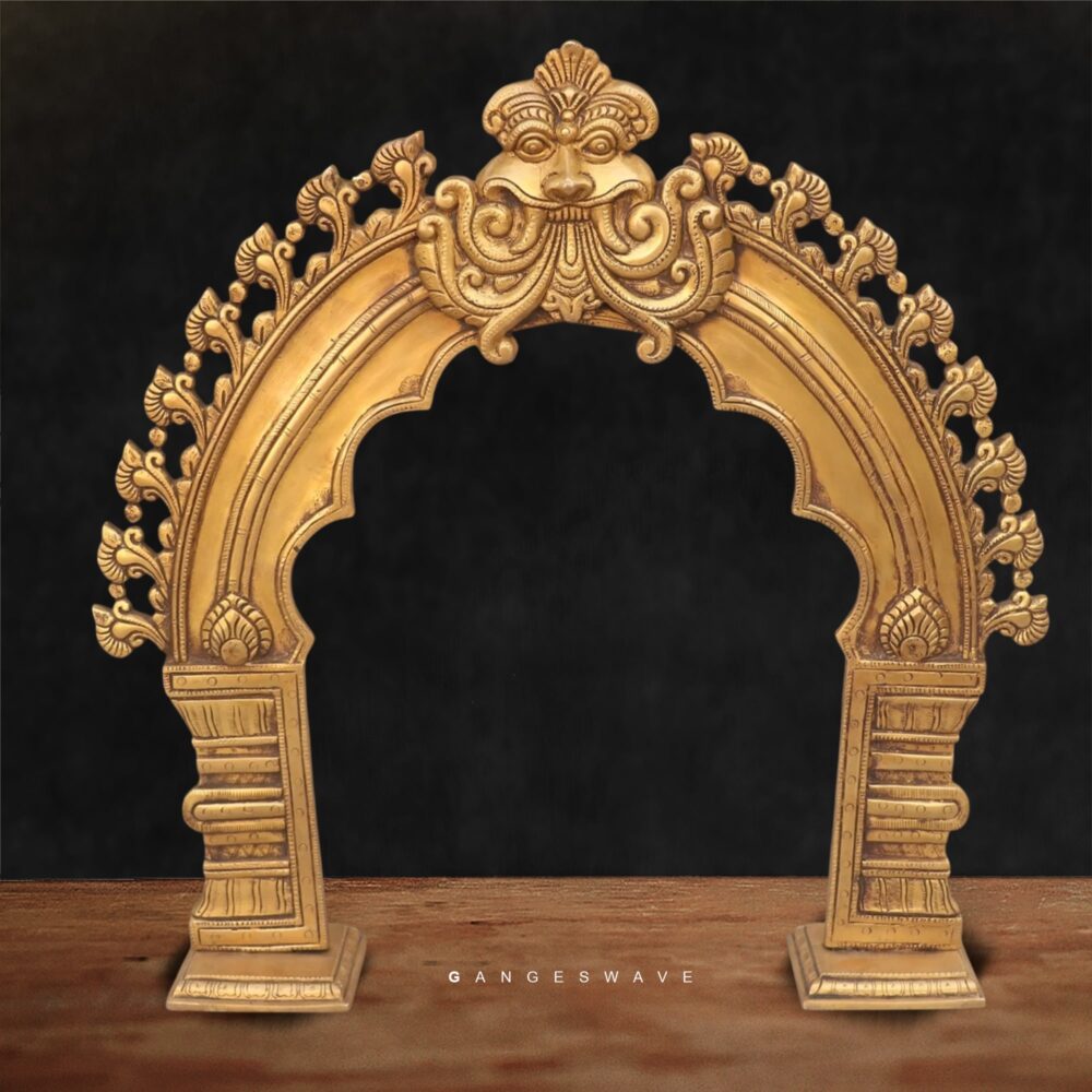 Brass Prabhavali with Kirtimukhi – 18 inches