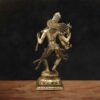 Detailed Brass Shiva Parvati Ardhanarishvara Statue Handmade in India