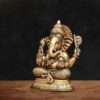 Handcrafted Superfine Brass Ganesh Idol for Home Décor and Worship
