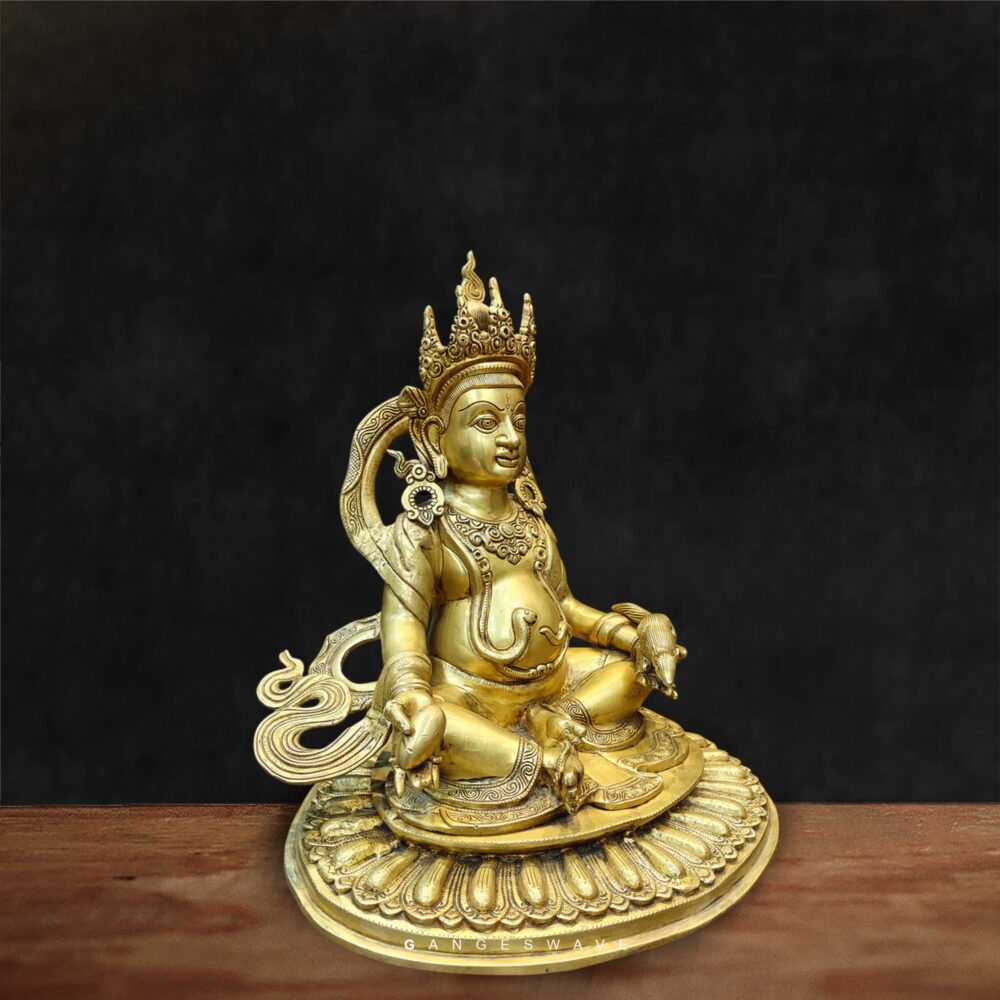 Brass Kuber Statue for Home Decor