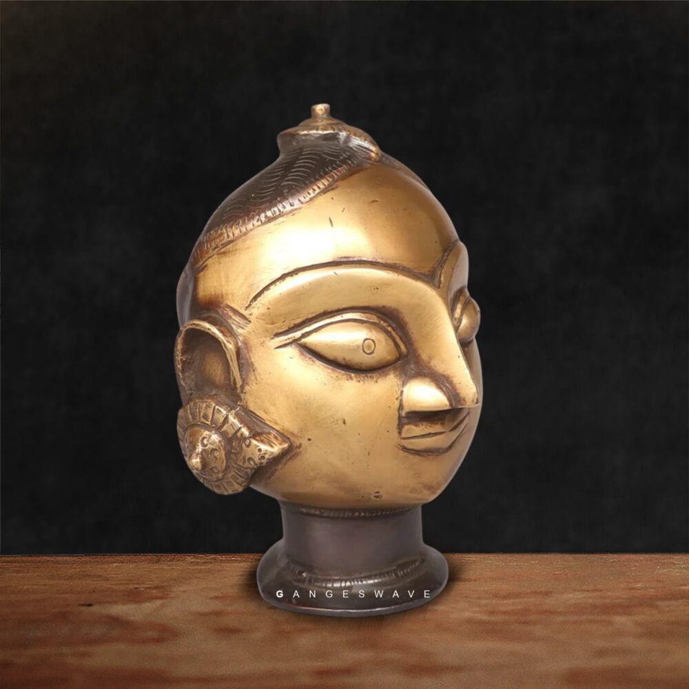 Artistic Gauri Brass Head Decor