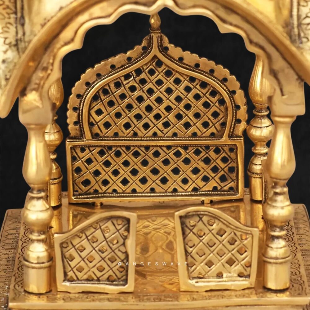 Traditional brass prabhavali pooja simhasan online