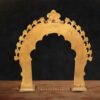 Elegant Brass Arch Frame for Home Altar