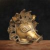 Handcrafted brass Varaha mask wall art spiritual decor