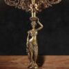 Handcrafted Victorian style brass candelabra