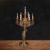 Victorian brass candelabra 9 arm candle holder