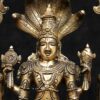 Vintage brass Vishnu murti for spiritual décor