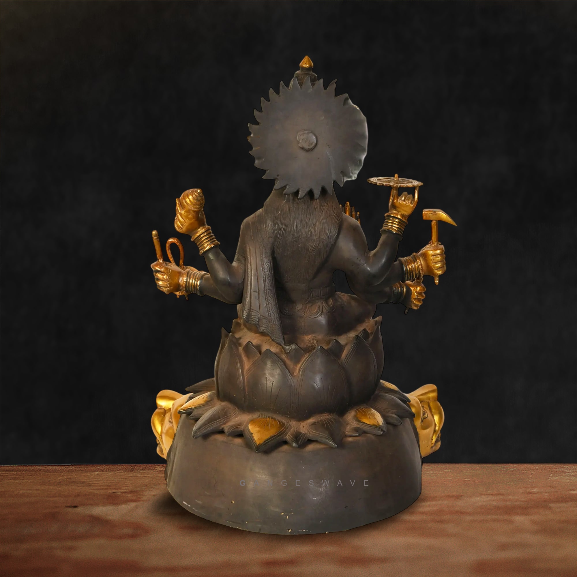 Brass Varaha Avatar Vishnu Murti - 20 inches - Image 2