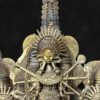 Traditional Naga Durga Brass Figurine India