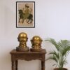Brass Handcrafted Shiv-Gauri Face Table Decor