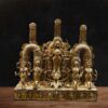 Naga Durga Family Brass Statue | Traditional Bengal Dhokra Art Handmade Sculpture
