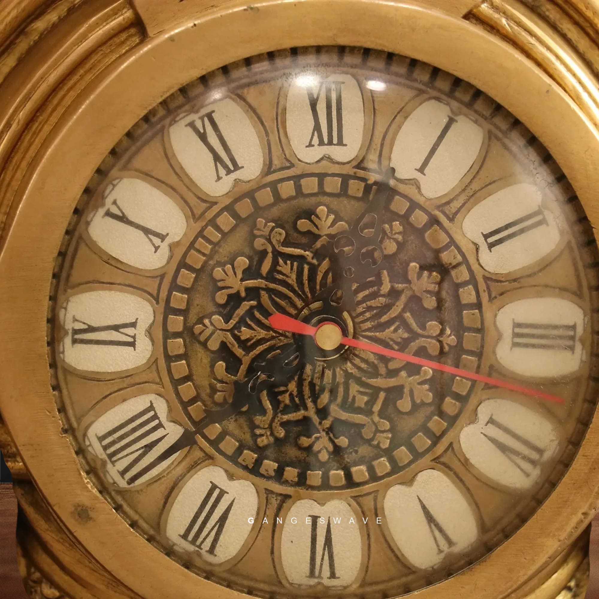 Victorian Brass Vintage Finished Clock - 23 inches - Image 7