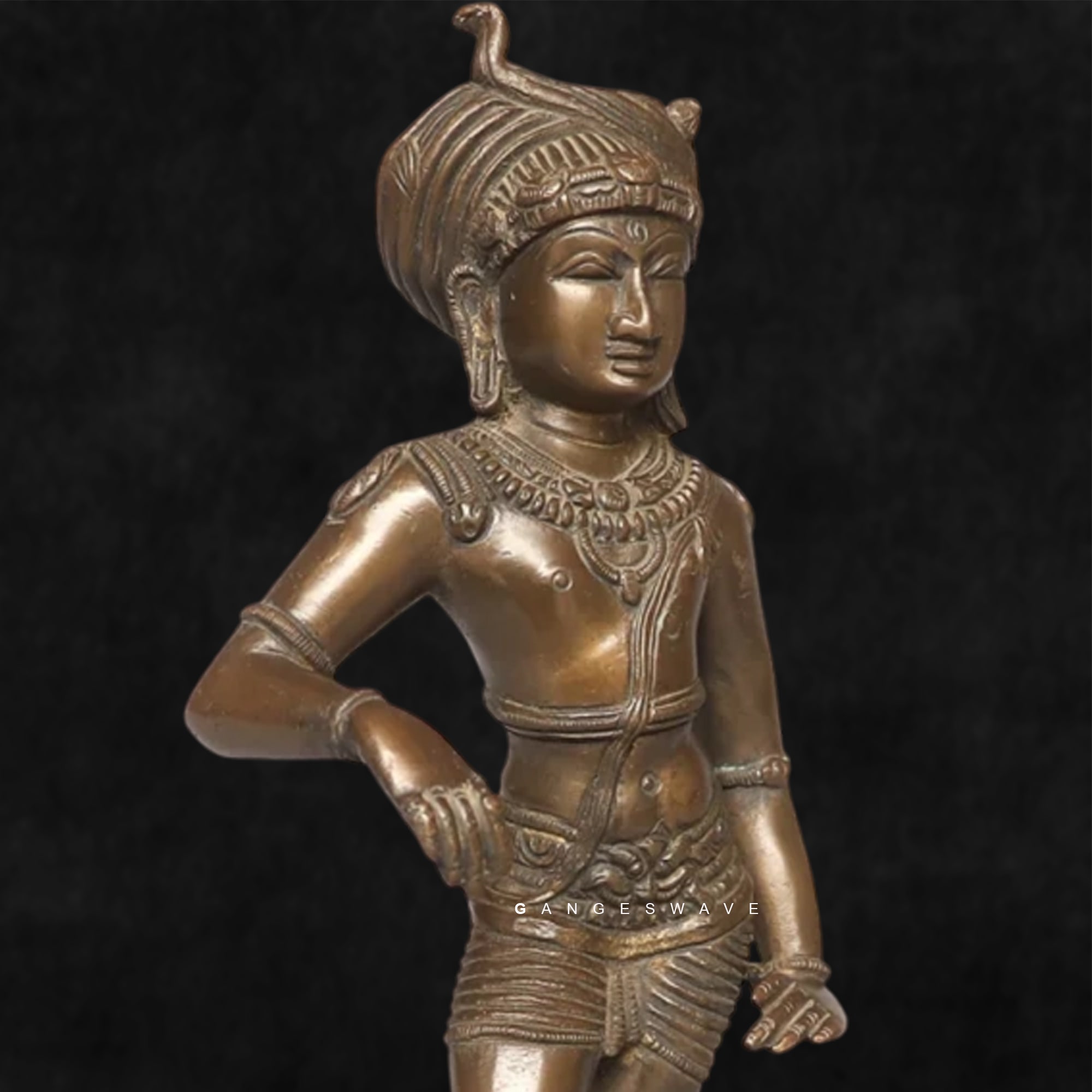 Darshanamurti Shiva Brass Statue - Image 3