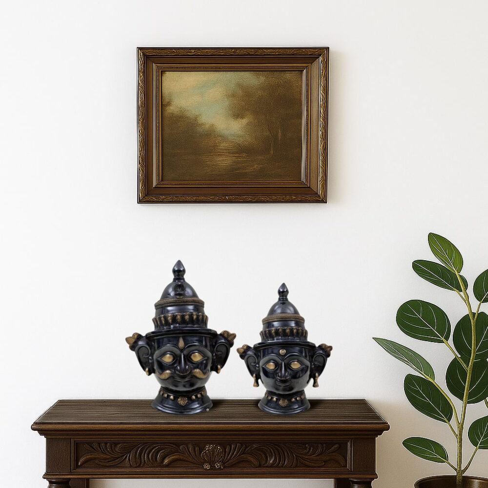 Gauri Parvati Artistic Brass Decor