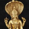 Gangeswave Handcrafted Brass Lakshmi Vishnu Statues