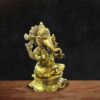 Pure brass Ganesh statue for home temple