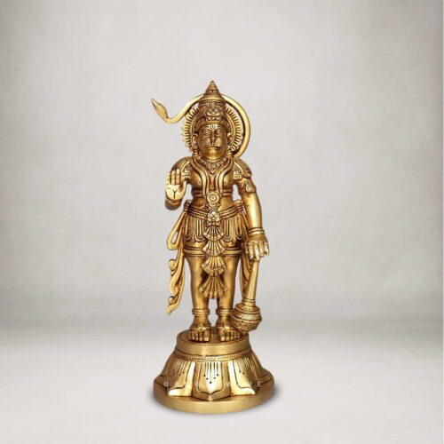 8 inches Hanumanji Brass Idol