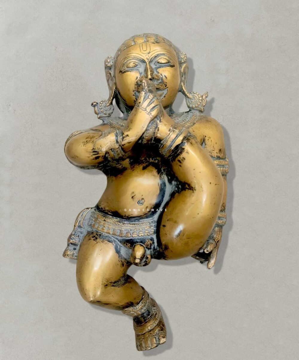 Brass Bal Krishna Idol