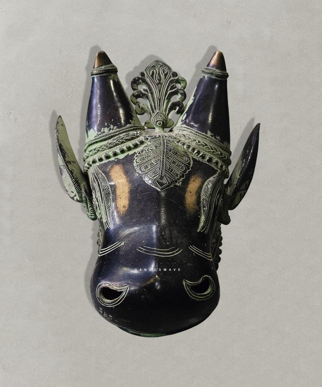 Handcrafted Brass Bull Head - Image 6