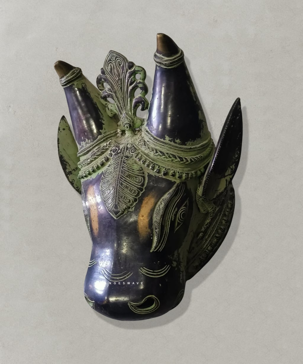 Handcrafted Brass Bull Head - Image 5