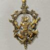 Antique Finish Brass Hanuman Wall Art