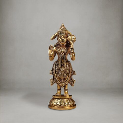 8 inches Hanumanji Brass Idol