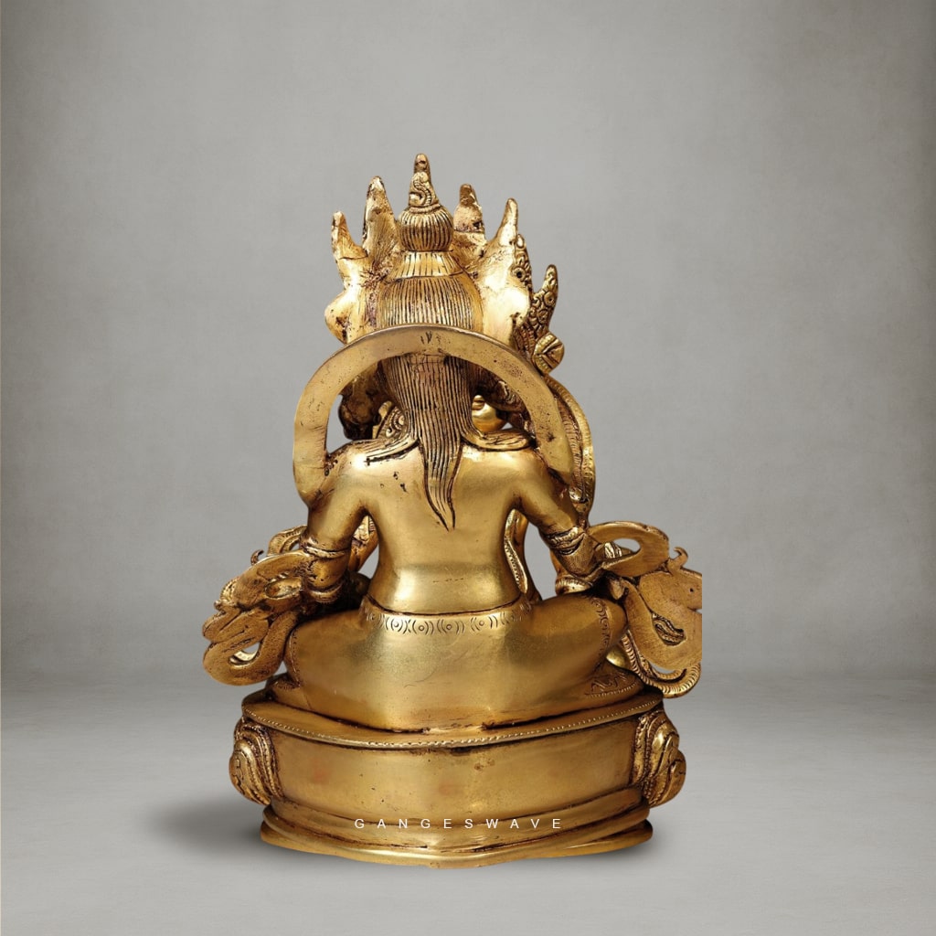 Premium Brass Kuber Murti - 20 inches - Image 3